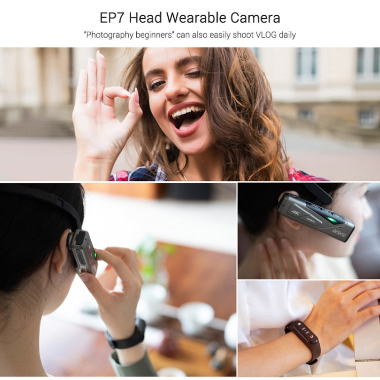 ORDRO EP7 4K Head-Mounted Auto Focus Live Video Smart Sports Camera, Without Remote Control, With Remote Control ORDRO EP7 4K Head-Mounted Auto Focus Live Video Smart Sports Camera, Without Remote Control, With Remote Control